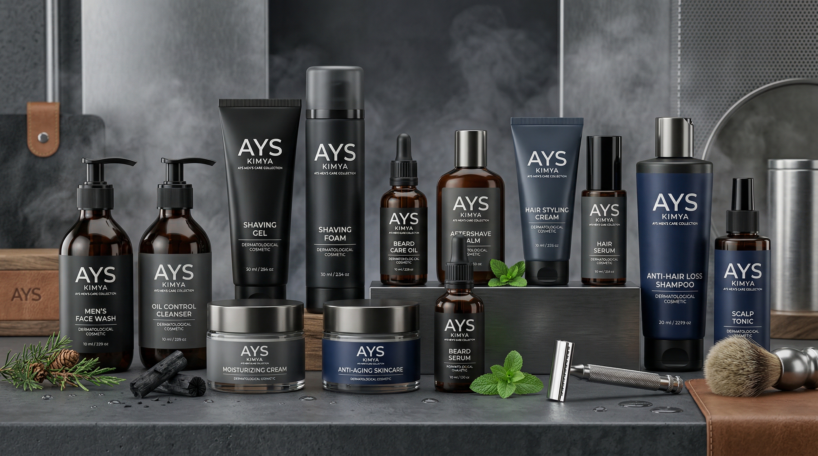 Erkek Bakım ürünleri Fason Kozmetik İmalat Ays Kimya