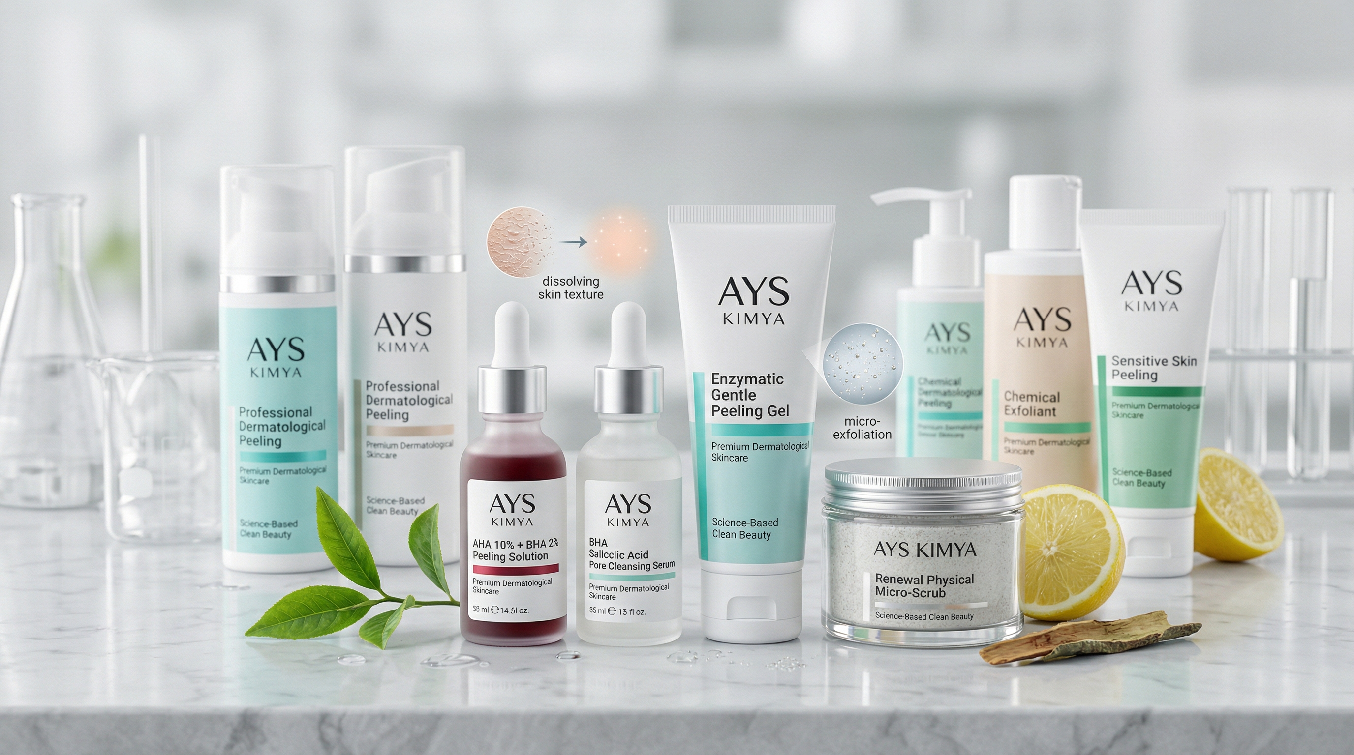 Peeling Fason Kozmetik İmalat Ays Kimya